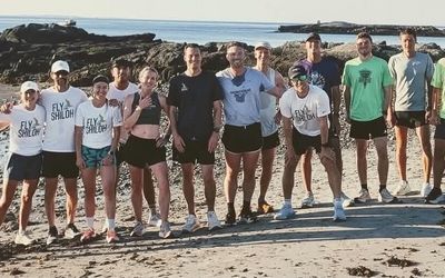 Members of the Seacoast Track Club gathered in Portsmouth, New Hampshire