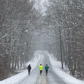 Marathon finish